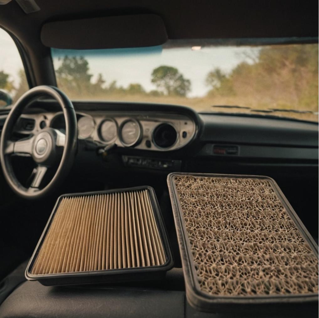 Check Dirty and Clogged car Air Filters