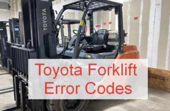 Toyota Forklift Error Codes