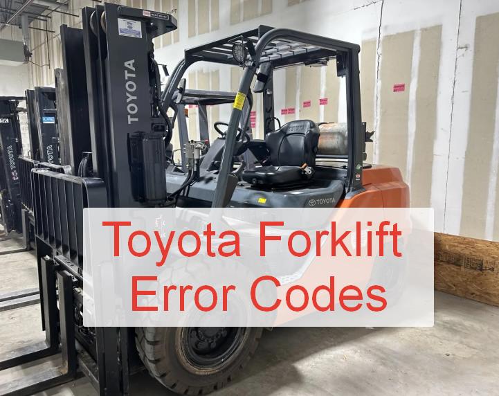 Toyota Forklift Error Codes