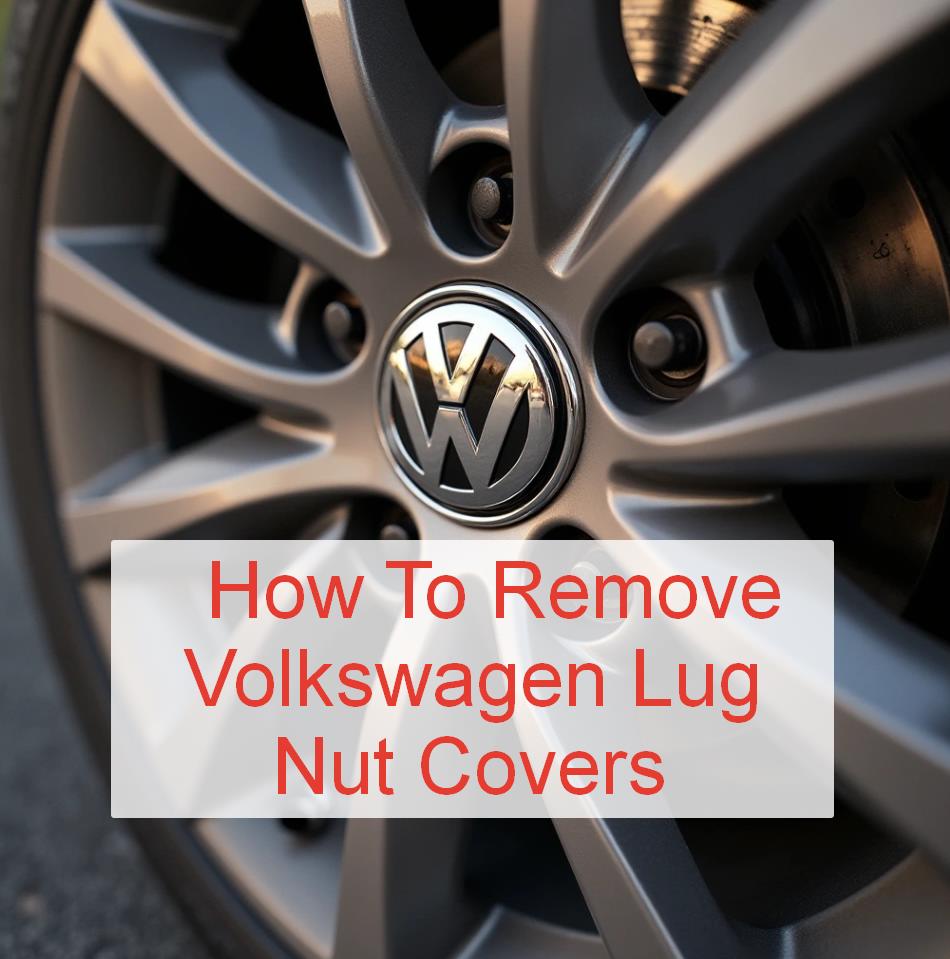 How to Remove VW Lug Nut Covers Without Tool 